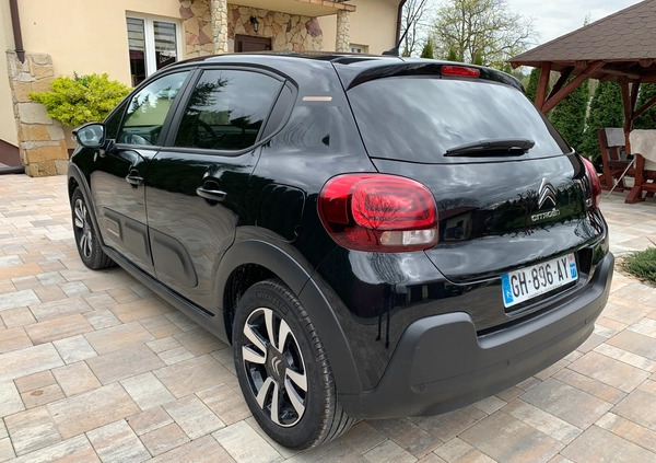 Citroen C3 cena 52900 przebieg: 8100, rok produkcji 2022 z Inowrocław małe 172